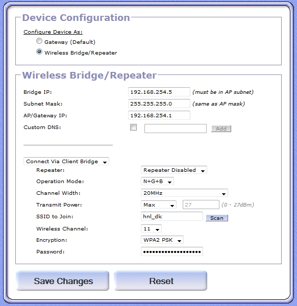 disable repeater