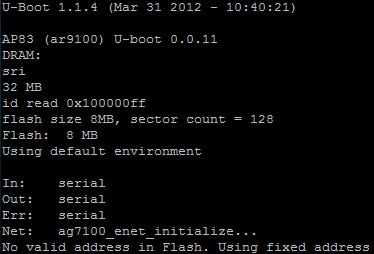 error from USB TTL
