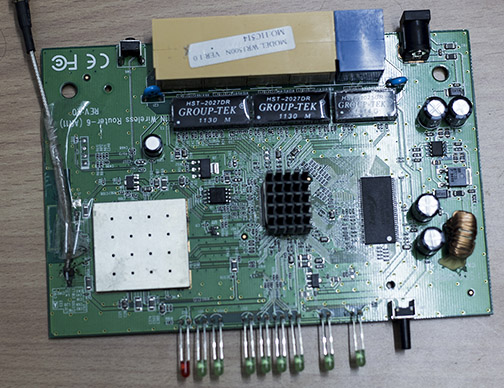 This is the photo of my router.