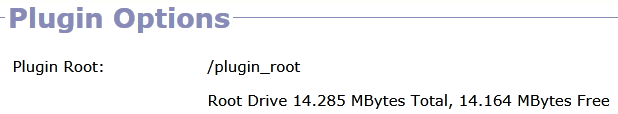 plugin root show