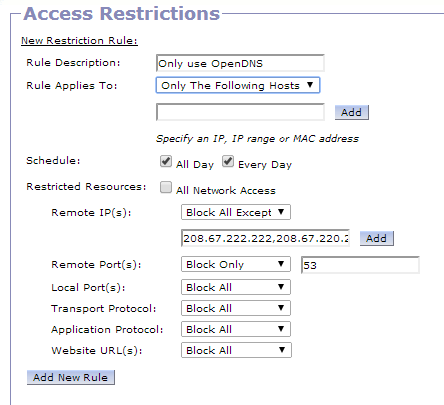 Block DNS